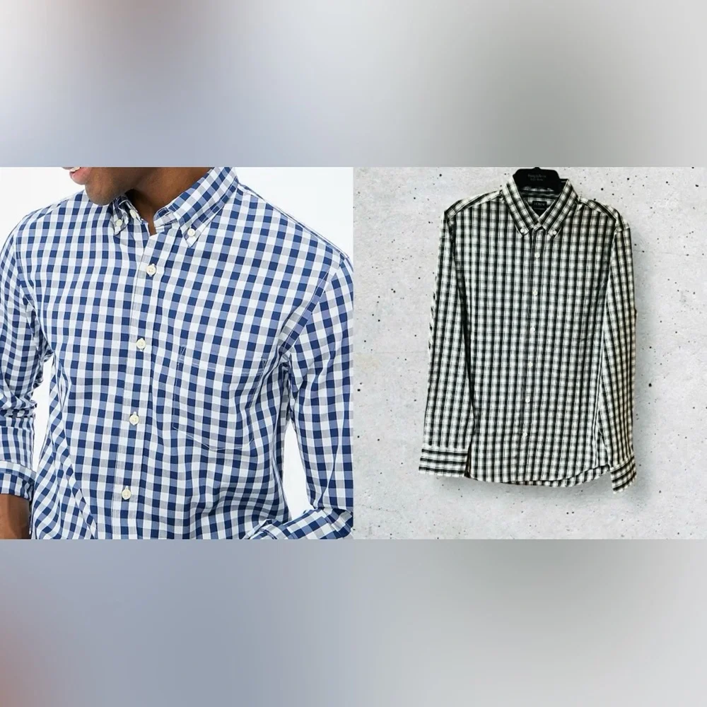 NWT J Crew Men’s Performance Slim Untuck Button Down Shirt